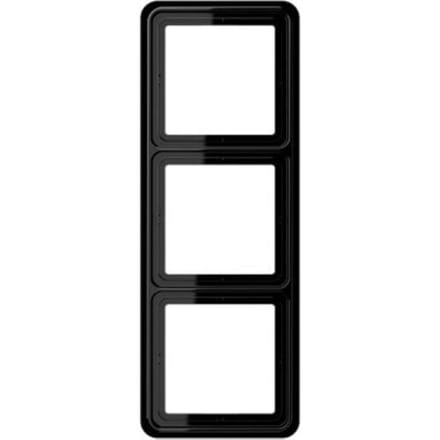 Jung CD583SW Afdekking Frame 3-voudig Zwart 1 stuk(s)