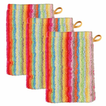 Cawoe Flanel C Life Style multicolor Een maat, 16x22 Set van 3