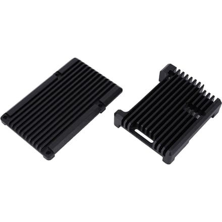 Boîtier de carte mère en alliage d'aluminium noir pour Raspberry Pi 3 modèle B 2b3b+