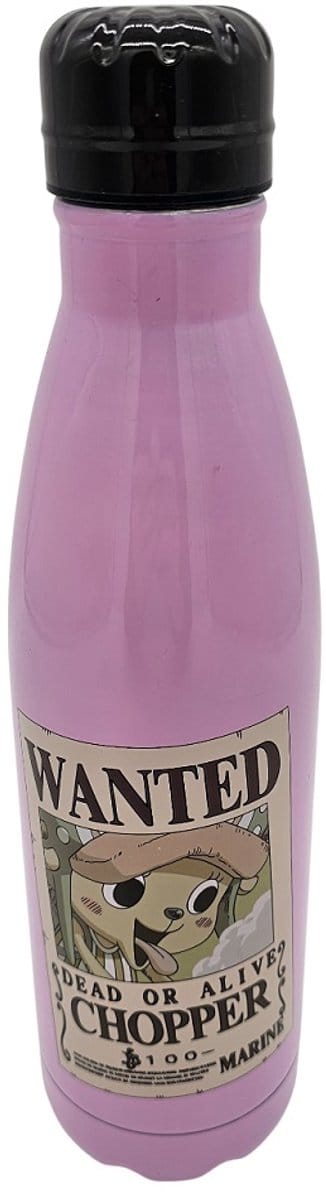 One Piece - "Wanted Chopper" Metalen Waterfles 540ml