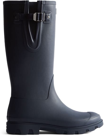 Hunter - Men's Downpour Adjustable Tall Wellington Boots Navy - Maat 46