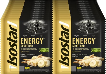 Isostar Energy - Energiereep - Ontbijtgranen & Banaan 20 x 120 gr