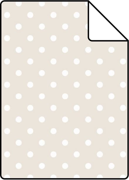 Proefstaal Origin Wallcoverings behang stippen donker beige - 26,5 x 21 cm - 346819-S