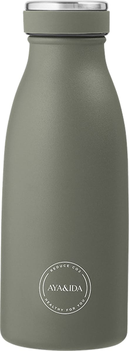 AYA & IDA - Drinking Bottle - Thermosfles - waterfles - 350ml - TROPICAL GREEN