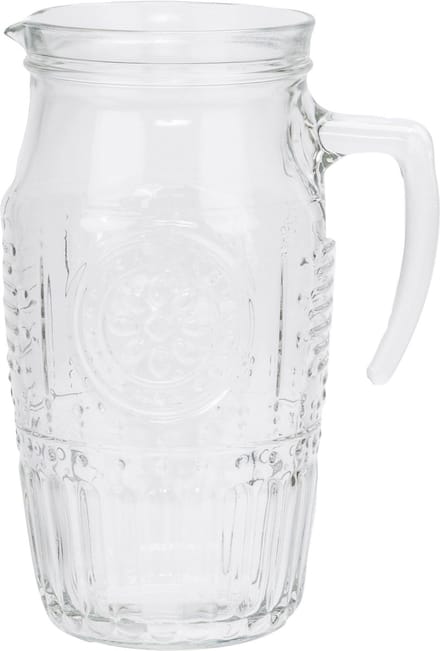 Bormioli Rocco waterkan - glas - transparant - 1,8 liter - schenkkan