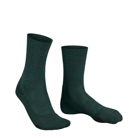 FALKE TK2 Explore Wool dames trekking sokken - hulstgroen (holly)