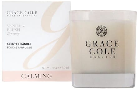 Grace Cole Vanilla Blsuh & Peony Scented Candle (1 stuk)