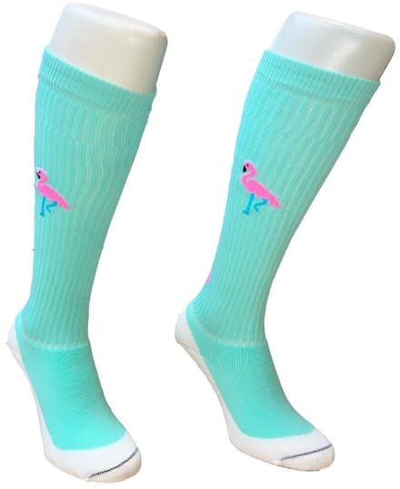 Hingly Lange Sport Volleybal sokken Flamingo Mint