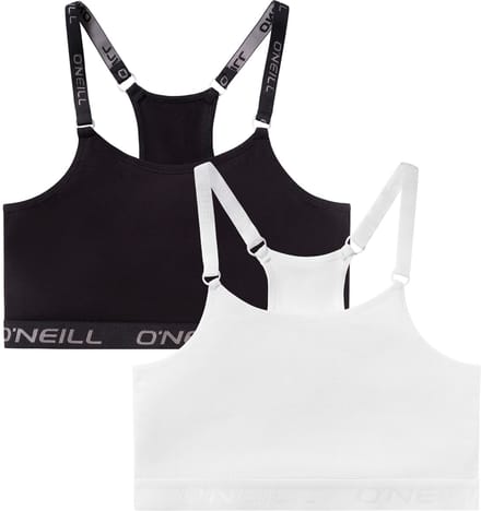 O'Neill Dames Short Top Bralette 2-Pack Effen Multi - Maat S