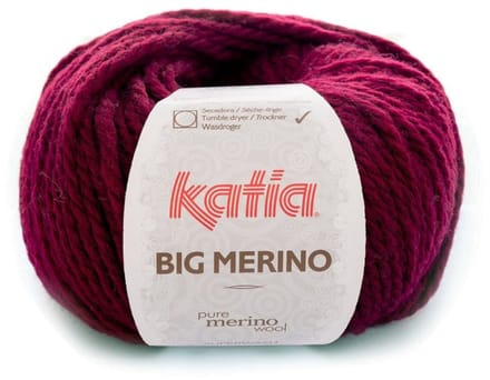 Katia Big Merino - 24 wijnrood - Wol/Acryl Garen