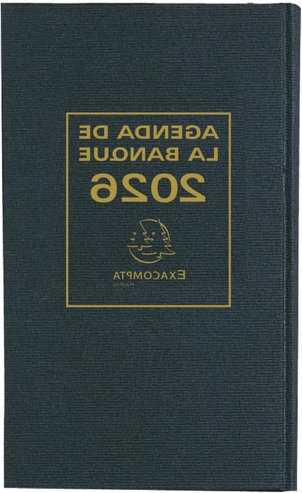 Bank Dagboek - Agenda - Financiële Planning - Groot Formaat - 28 x 17.5 cm - Zwart