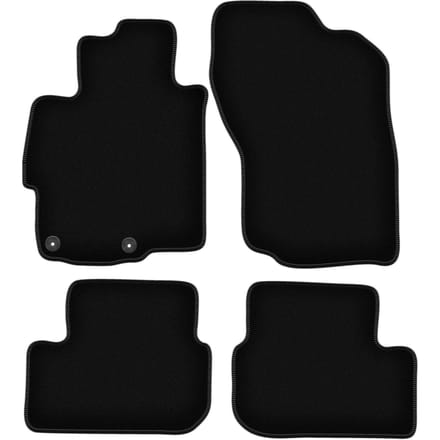 BASIC zwarte veloursmatten voor: Mitsubishi Lancer VIII CY sedan, sportback (2007-2016)