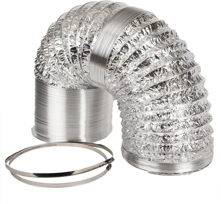 Flexibel aluminium ventilatiekanaal 250mm x 10m voor afzuiging en koeling