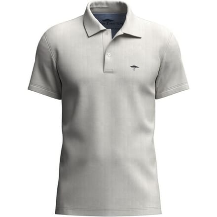 Fynch-Hatton Polo Uni Color Premium Cotton New Off White / male
