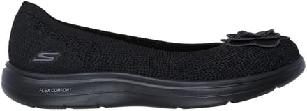 SKECHERS Dames On-The-GO Flex Radiant Flora Ballerina 138451 BBK Black