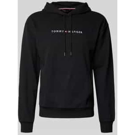 Regular fit hoodie van katoenmix