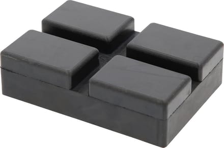 Rubberen Pad voor Roterende Hefbruggen 128x89x35 mm