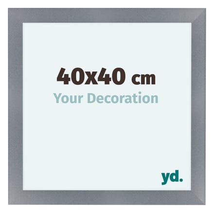 Your Decoration - Fotolijst 40x40 cm - MDF - Aluminium Geborsteld - Como