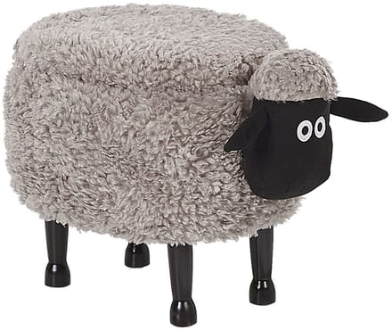 SHEEP - Hocker - Grijs - Polyester
