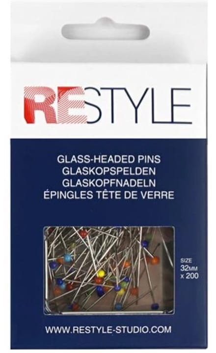 Restyle Glaskopspelden staal 0,60 x 32 mm 200 stuks