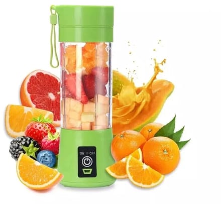 Draagbare blender sapcentrifuge beker USB oplaadbare smoothie blender fruitmachine - Groen
