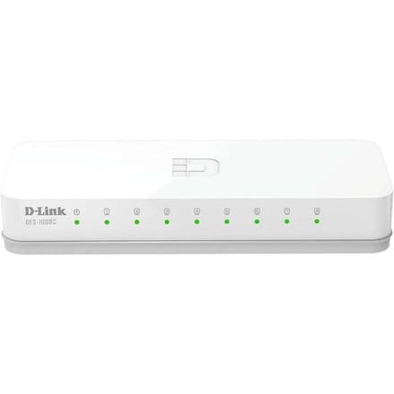 D-Link DES-1008C/E DES-1008C/E Netwerk switch RJ45 1.6 GBit/s