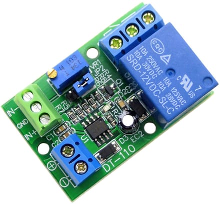 Dailygoody - Voltage Comparator Relais Module - Spanningsbewaking - Compact en efficiënt - 1 Kanaal - DC 24V - 30mA - Geschikt voor elektronica projec