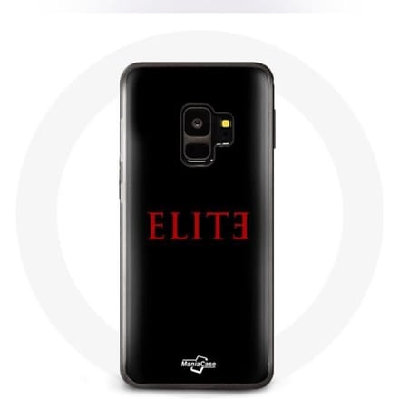Case voor Samsung Galaxy S9 Plus Elite Seizoen 5 Rood Logo Zwarte Achtergrond