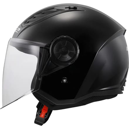 LS2 OF616 Airflow II Solid Mat Zwart 06 Jethelm - Helm