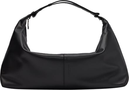 LIEBESKIND BERLIN Leren Schoudertas Paris Biker Hobo Bag Black Zwart