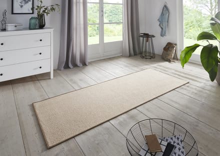 Flycarpets Loper - Runner Boucle - Beige 67x400 cm