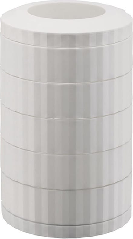 Alessi Plissé Koffiecapsulehouder Wit