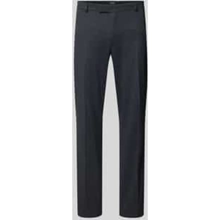Straight fit stoffen broek van viscosemix, model 'Bennet'