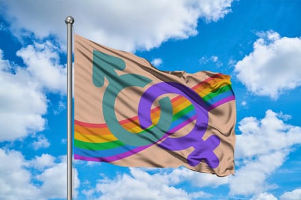 Gender Equality Regenboog Vlag - LGBTQ+ Pride Flag 150x100cm