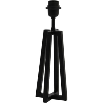 Light & Living Tafellamp Miley 31cm - Mat Zwart (excl. kap)