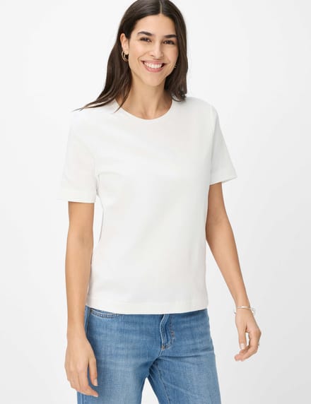 Brax Dames Shirt  Style CIRA offwhite, crèmewit, maat 32