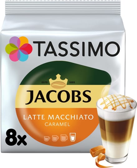 Tassimo - Jacobs Latte Macchiato Caramel - 8 T-Discs