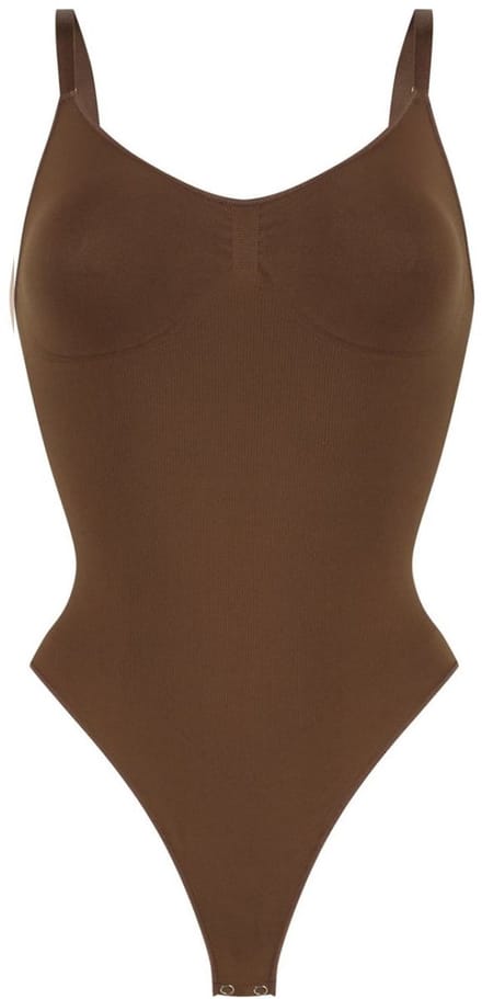 Teep® Corrigerend ondergoed - Stringbody - Bruin - Maat XL - Shapewear