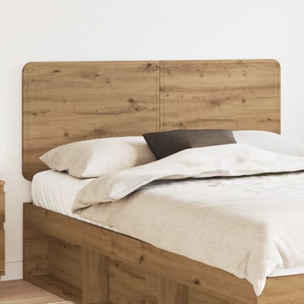 vidaXL Hoofdbord Artisan Eiken Bewerkt hout