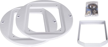 Cat Mate Adapterset voor Kattenluiken voor Wanden en Glazen Panelen - wit - 361W