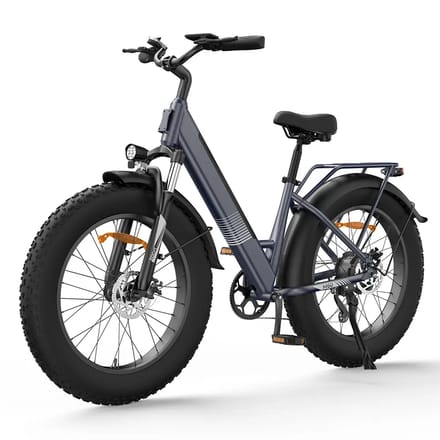 ESKUTE C202 Elektrische Stadsfiets, 250W Motor, 48V 17.5Ah Verwijderbare Batterij wit