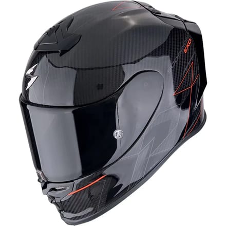 Scorpion EXO-R1 Evo Carbon Air Cynergy Zwart Rood Integraalhelm - Helm