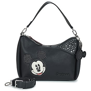 Desigual Schoudertas Handtas Mickey Studstyle Crossbody Bag Black Zwart