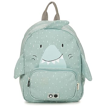 Trixie Rugzak - Mr. Shark - Schooltas Waterafstotend - Boekentas voor Kind - Voor Jongens en Meisjes - Geschikt als Gymtas - Grijs - Haai