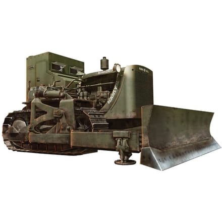 Miniart 1/35 Amerikaanse Gepantserde Bulldozer Plastic Model black