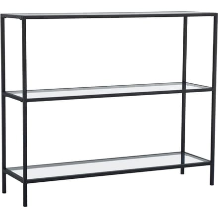 D1 Dressoir | METALEN FRAME | Zwart - Emob - Wandtafel - Zwart - Metaal; Glas