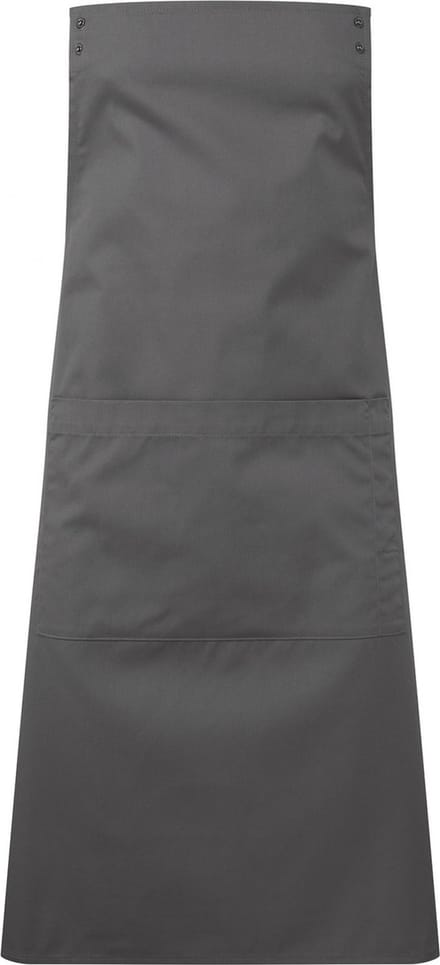 Schort/Tuniek/Werkblouse Unisex One Size Premier Dark Grey 65% , 35% Katoen