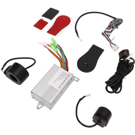 Kit Contrôleur 36V 350W avec Tableau de Bord Accélérateur au Pouce Ensemble d'Accessoires d'Assemblage pour Trottinette Électrique white