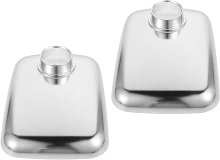 Vleesmolen Bakje - Worstenvuller Accessoires - Vlees Verwerken - Hoge Volume Efficiëntie - 2 Stuks - Zilver