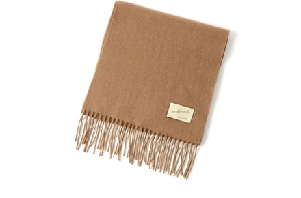 Athemyll kasjmier Sjaal 100% Kasjmier Bruin - 190×30 cm